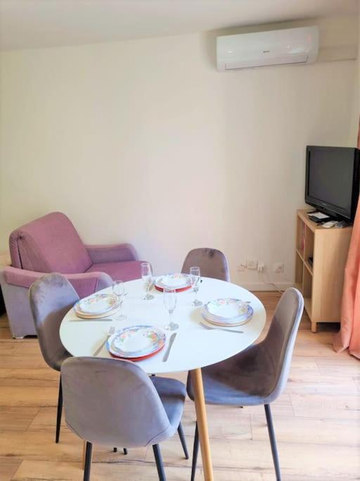 Studio Nice, Avenue Des Fleurs, Climatise Appartamento Esterno foto
