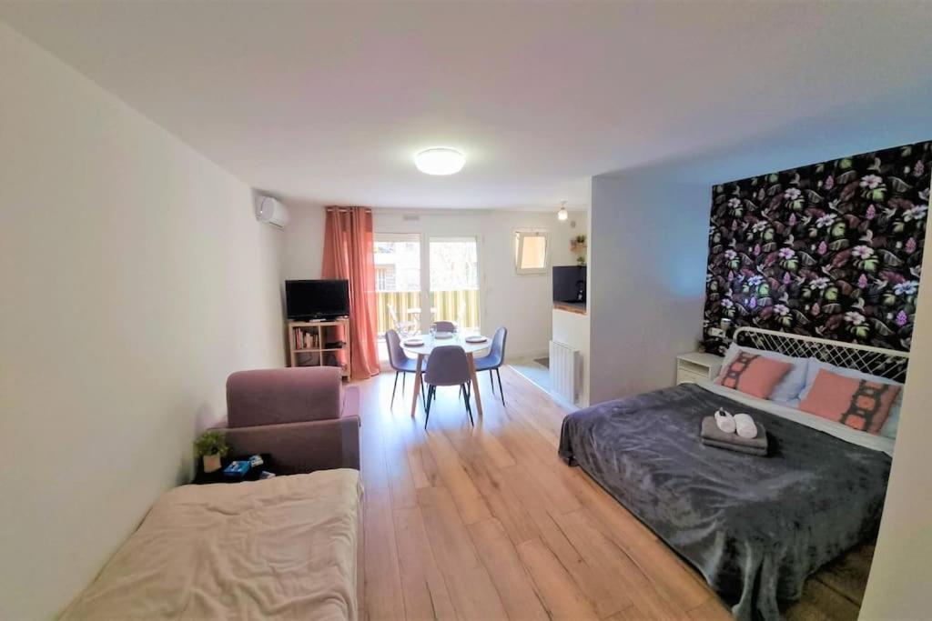 Studio Nice, Avenue Des Fleurs, Climatise Appartamento Esterno foto